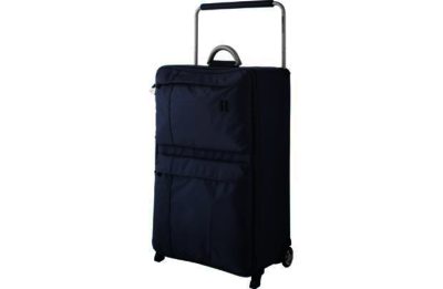 IT World's Lightest Large 2 Wheel Suitcase - Charcoal